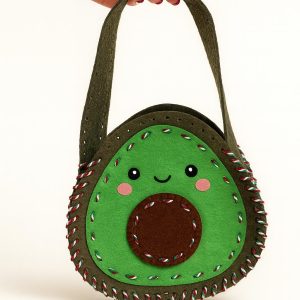 avakado desenli çanta