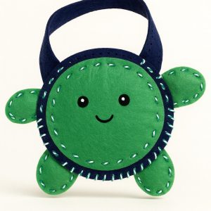 Kaplumbağa desenli çanta