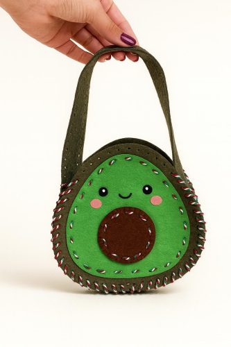 avakado desenli çanta