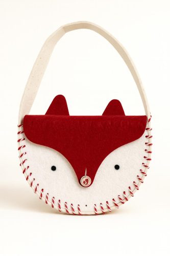 tilki desenli çanta